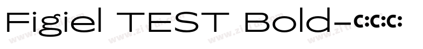 Figiel TEST Bold字体转换